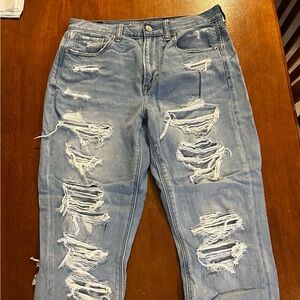 American Eagle Distressed Blue Jeans